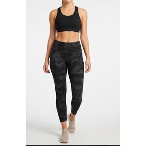 Lululemon Align Pant II 25" Black/Gray Camo WSEQTS Size 12 High Rise